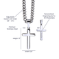 When The Smoke Clears firefighter support Cuban link cross necklace symbolizing new beginnings and healing.