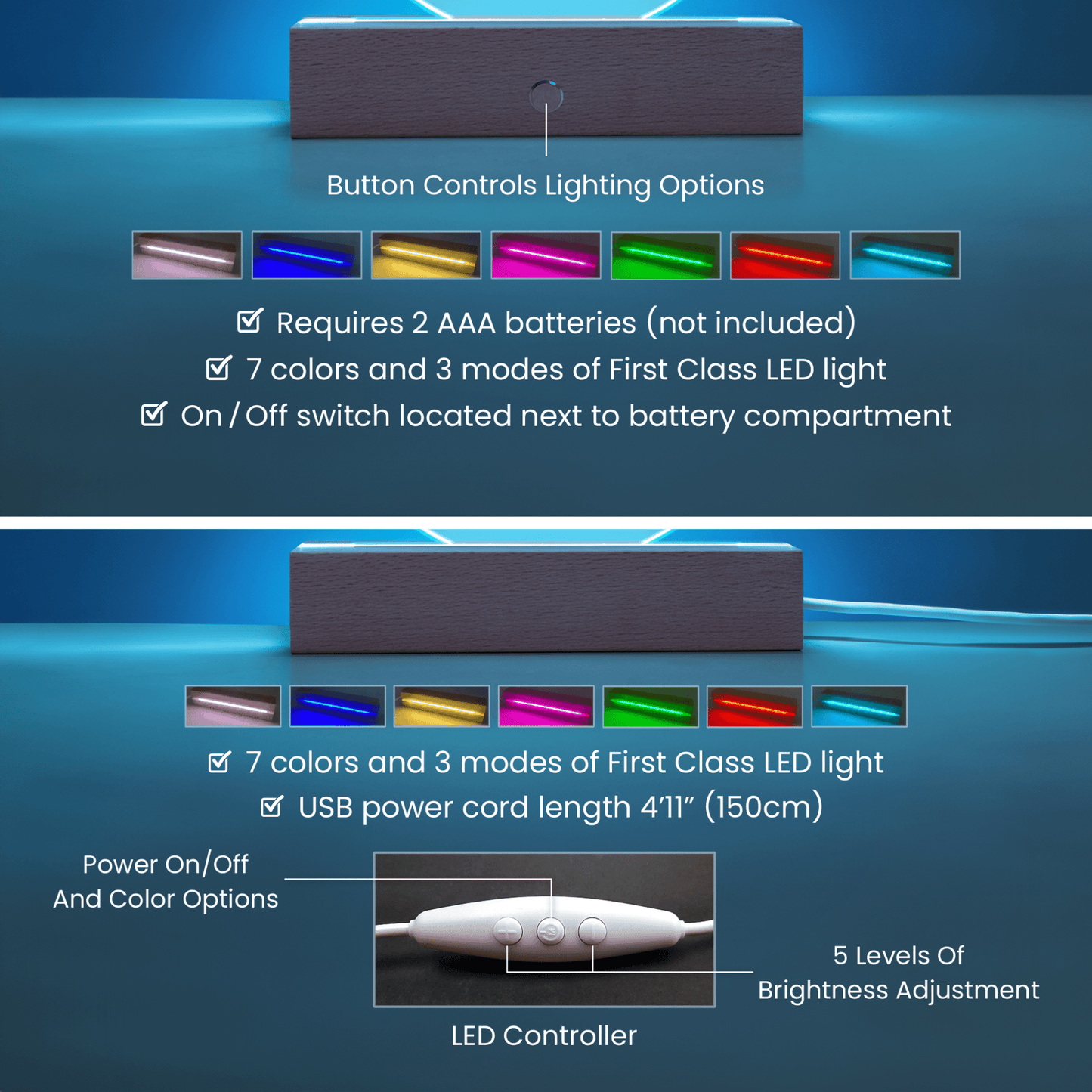 Good Days Start with a Deep Breath - 7" LED Acrylic Circle Plaque, Self - Care & Anxiety Relief - MySisterIsASurvivor