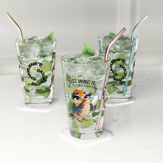 just-wing-it-personalized-funny-pint-glass-custom-drinkware-with-attitude-daily-humor-for-stress-relief-8100792 - MySisterIsASurvivor
