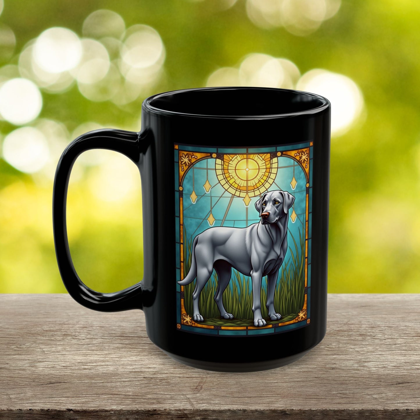 Labrador Retriever Silver personalized mug, custom coffee cup gift for silver Lab lovers