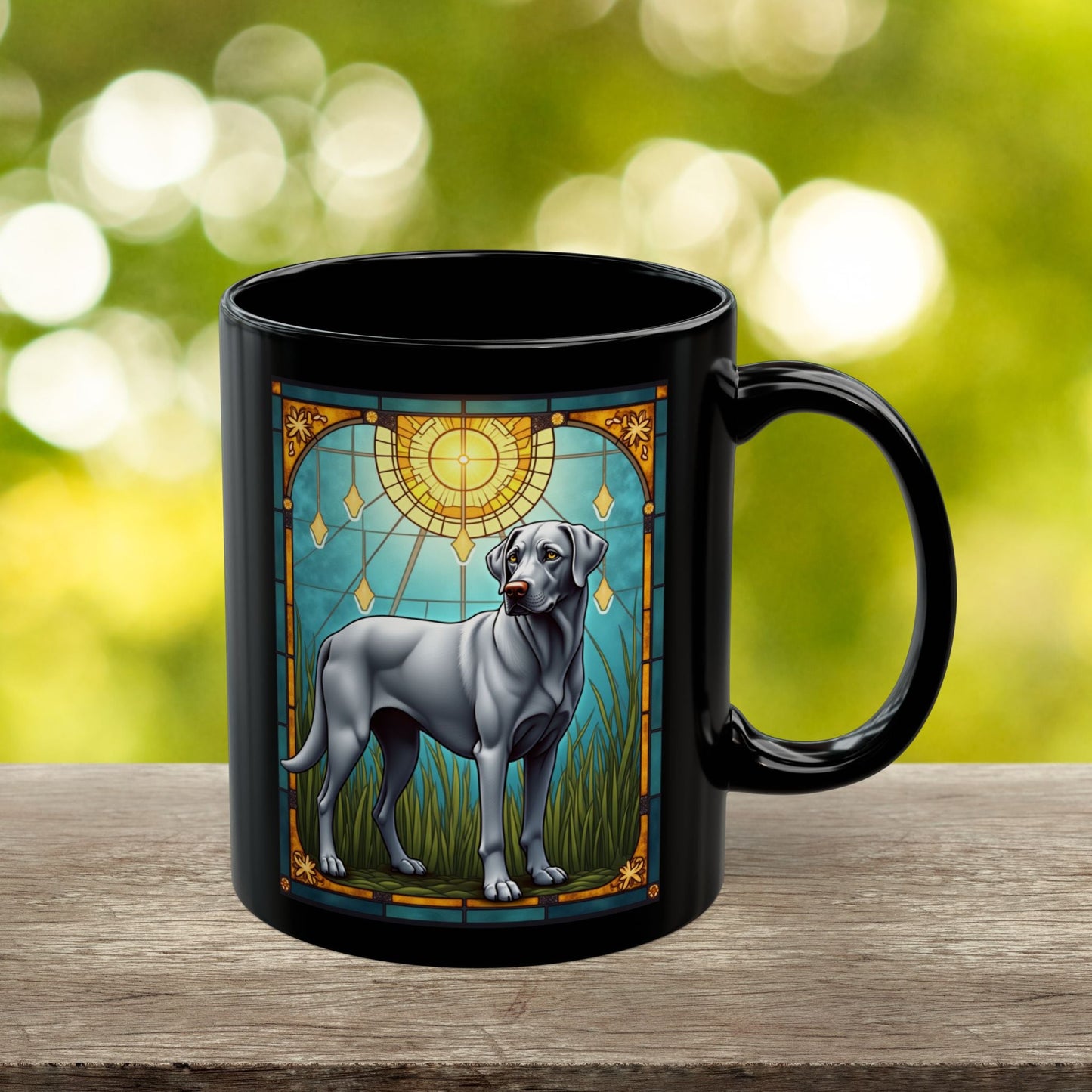 Labrador Retriever Silver personalized mug, custom coffee cup gift for silver Lab lovers