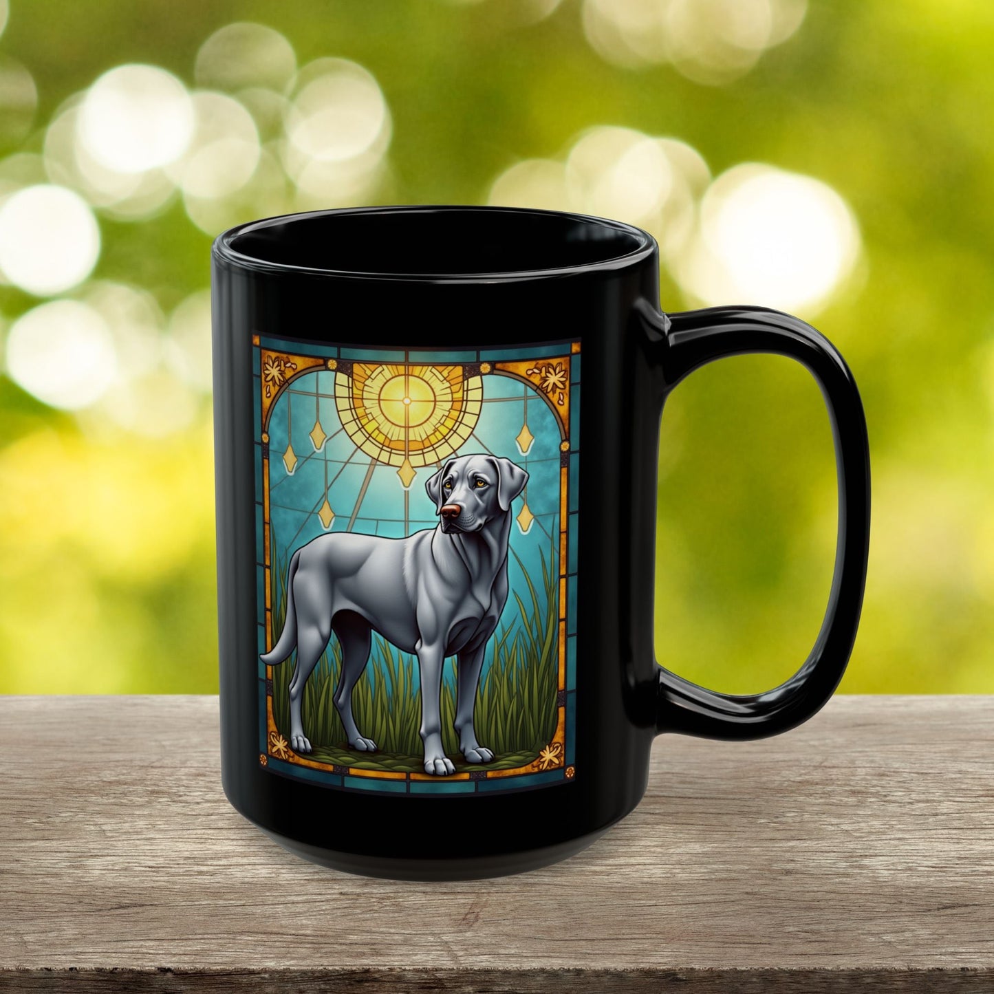 Labrador Retriever Silver personalized mug, custom coffee cup gift for silver Lab lovers
