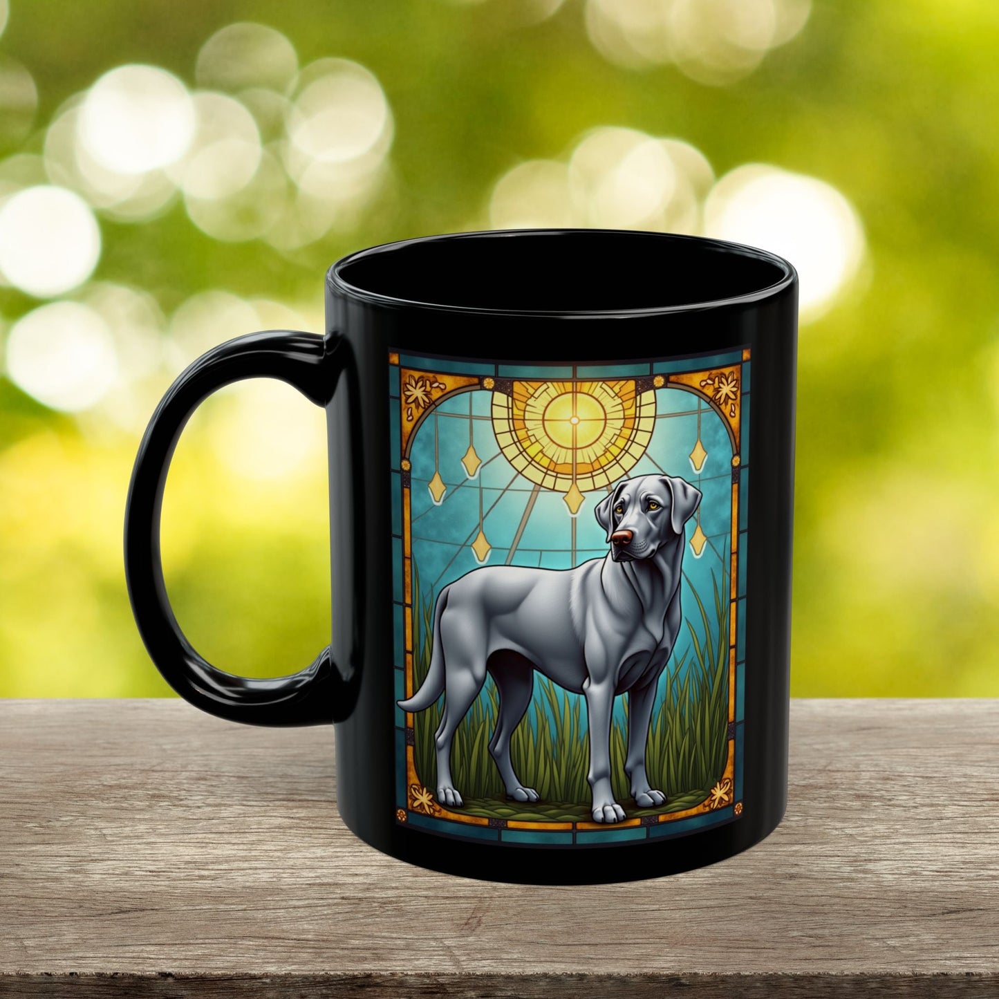 Labrador Retriever Silver personalized mug, custom coffee cup gift for silver Lab lovers