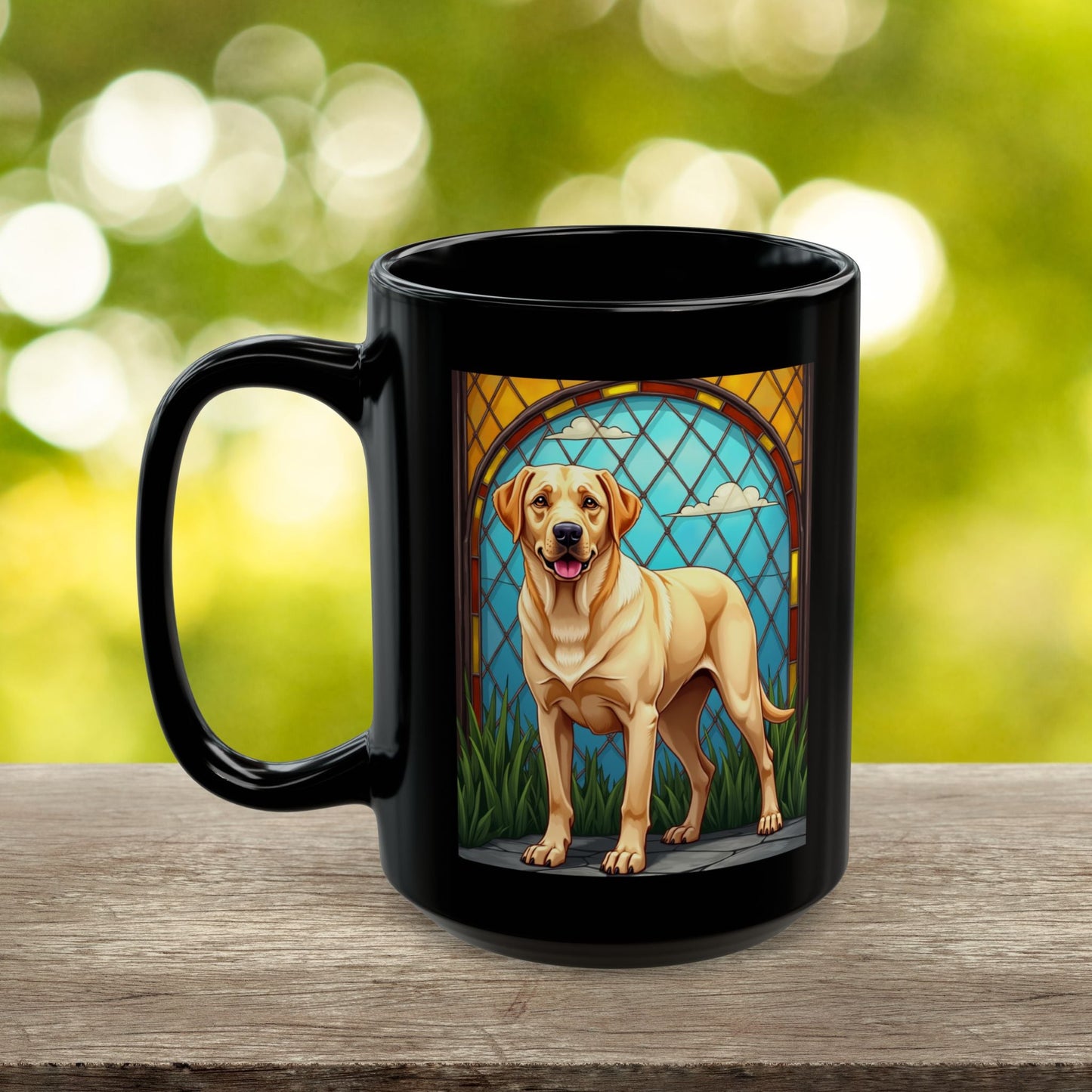 Labrador Retriever Yellow personalized mug, custom coffee cup gift for Lab parents