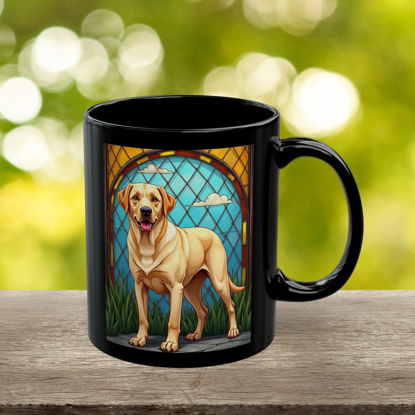 Labrador Retriever Yellow personalized mug, custom coffee cup gift for Lab parents