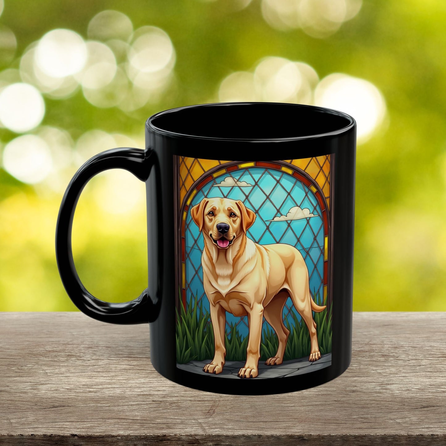 Labrador Retriever Yellow personalized mug, custom coffee cup gift for Lab parents