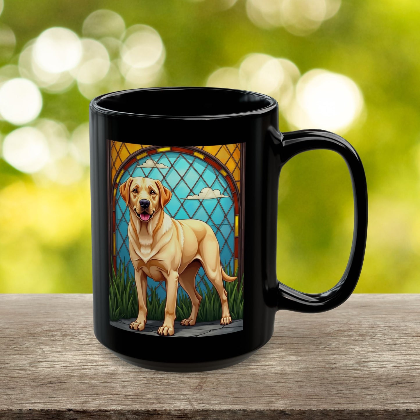 Labrador Retriever Yellow personalized mug, custom coffee cup gift for Lab parents