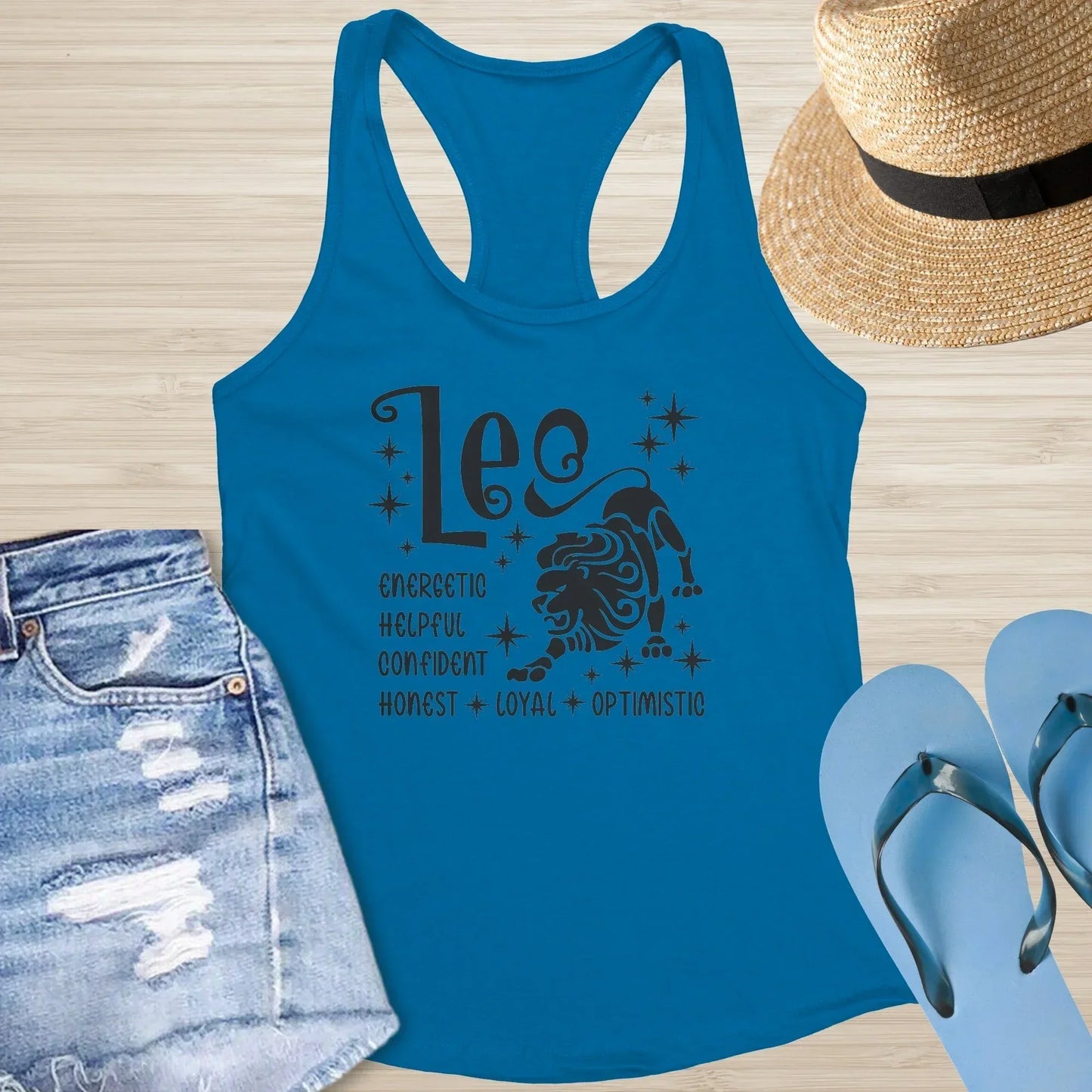 Shop our leo zodiac racerback tank featuring the Hot Pink style option from MySisterIsASurvivor.