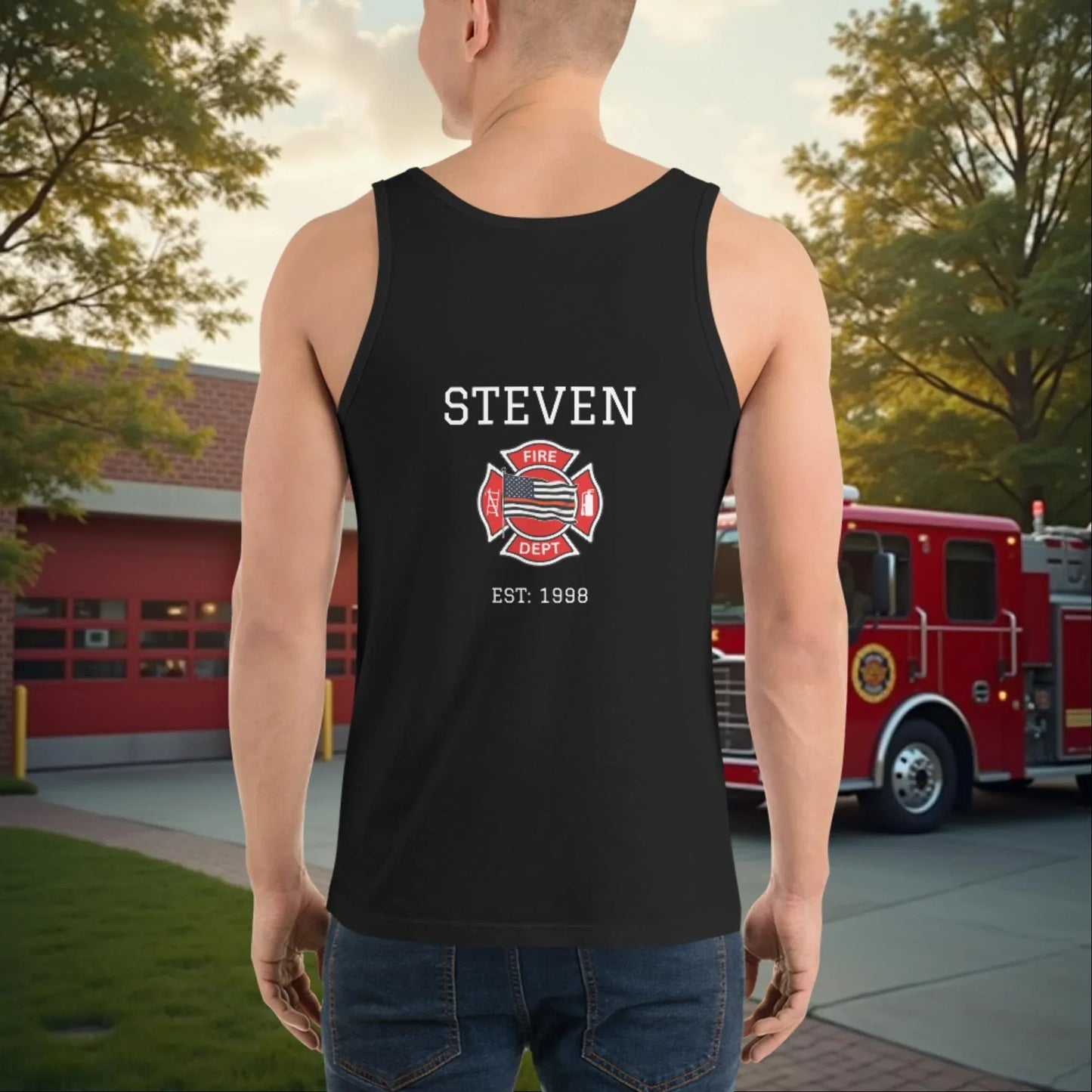 Every Firefighter Deserves Mental Wellness personalized first responder support shirt