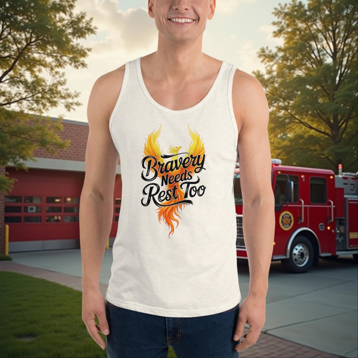 Bravery Isn’t Just Battling Flames personalized firefighter motivational mental health support shirt
