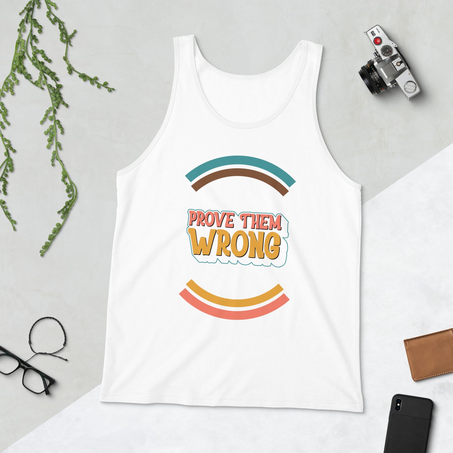 Prove Them Wrong Retro Unisex Jersey Tank