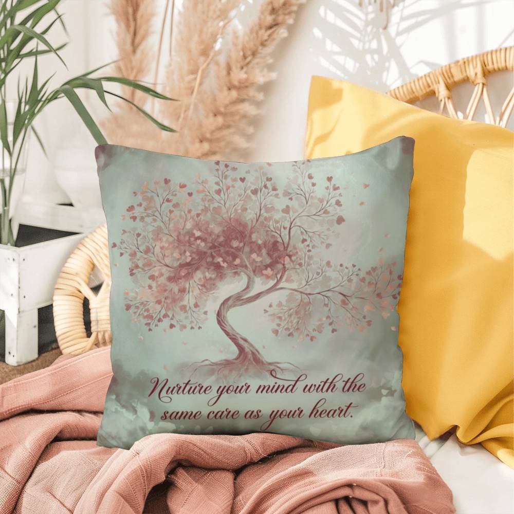 Nuture Your Mind With The Same Care As Your Heart: Indoor/Outdoor Pillow Self-Care for Relaxation, Mindfulness & Emotional Wellness