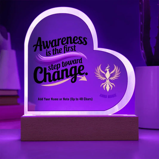 rise-reclaim-7-acrylic-heart-plaque-awareness-is-the-first-step-toward-change-survivor-support-gift-mental-health-decor-9926959 - MySisterIsASurvivor