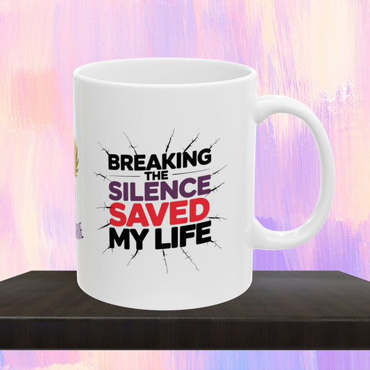 Healing mug with powerful message for survivors.
