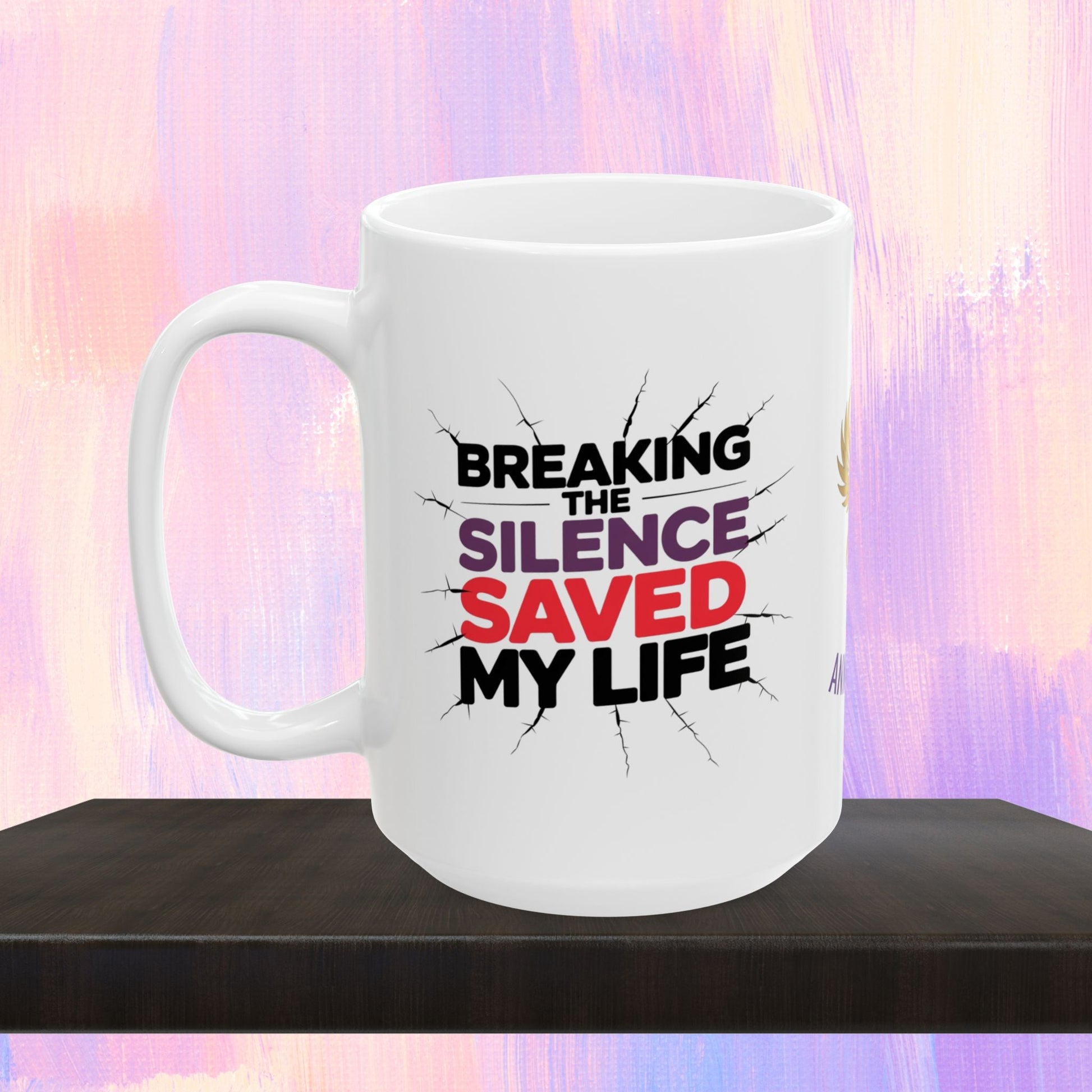 Healing mug with powerful message for survivors.