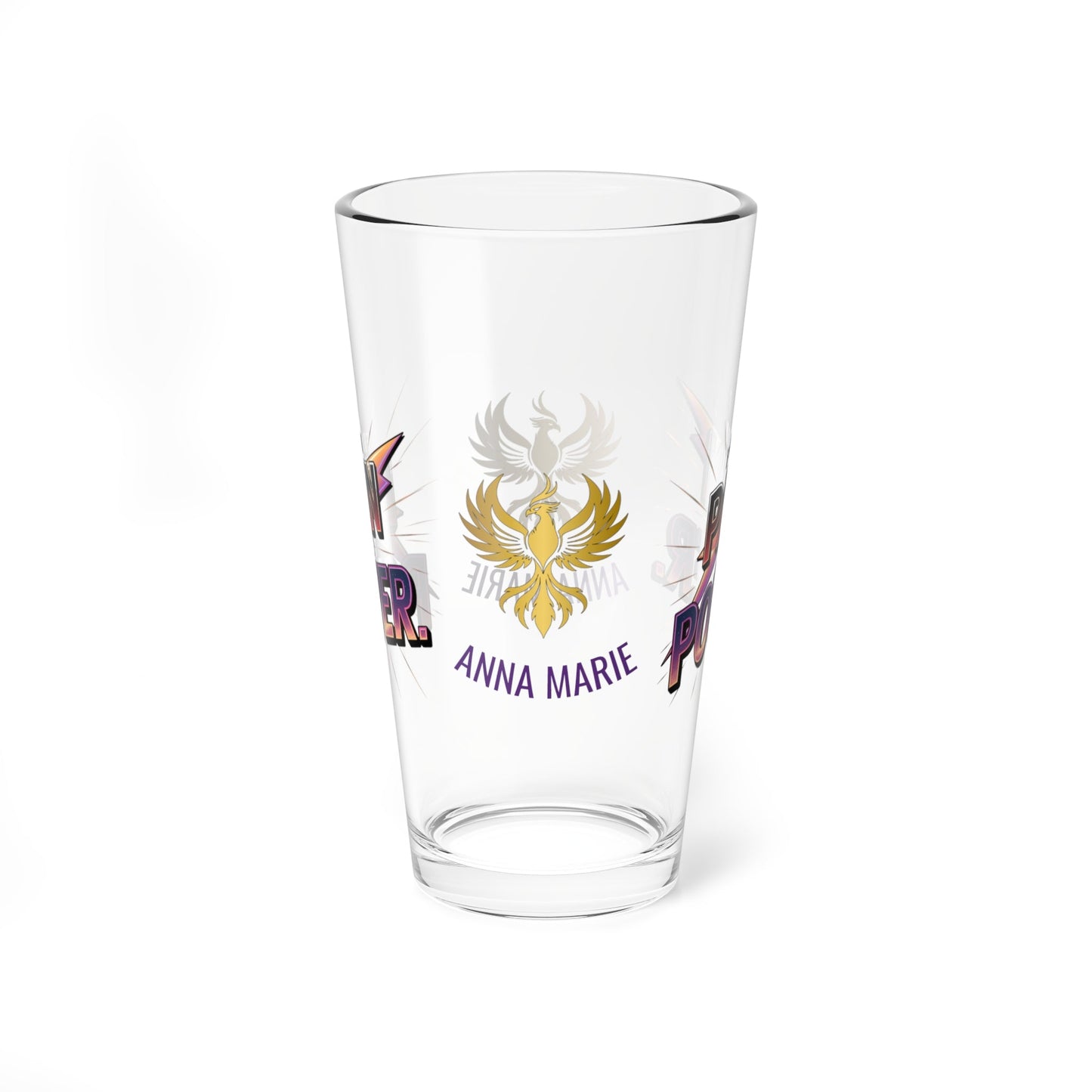 Rise & Reclaim Pint Glass – From Pain to Power | Empowerment Drinkware for Survivors