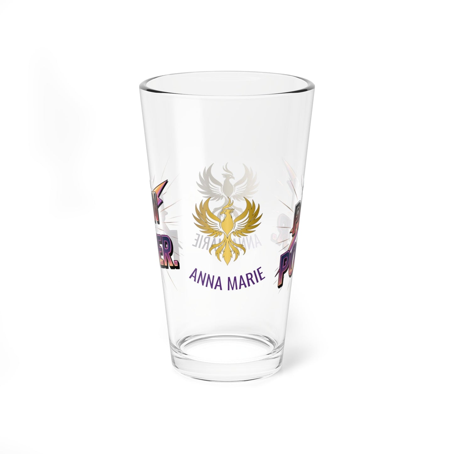 Rise & Reclaim Pint Glass – From Pain to Power | Empowerment Drinkware for Survivors