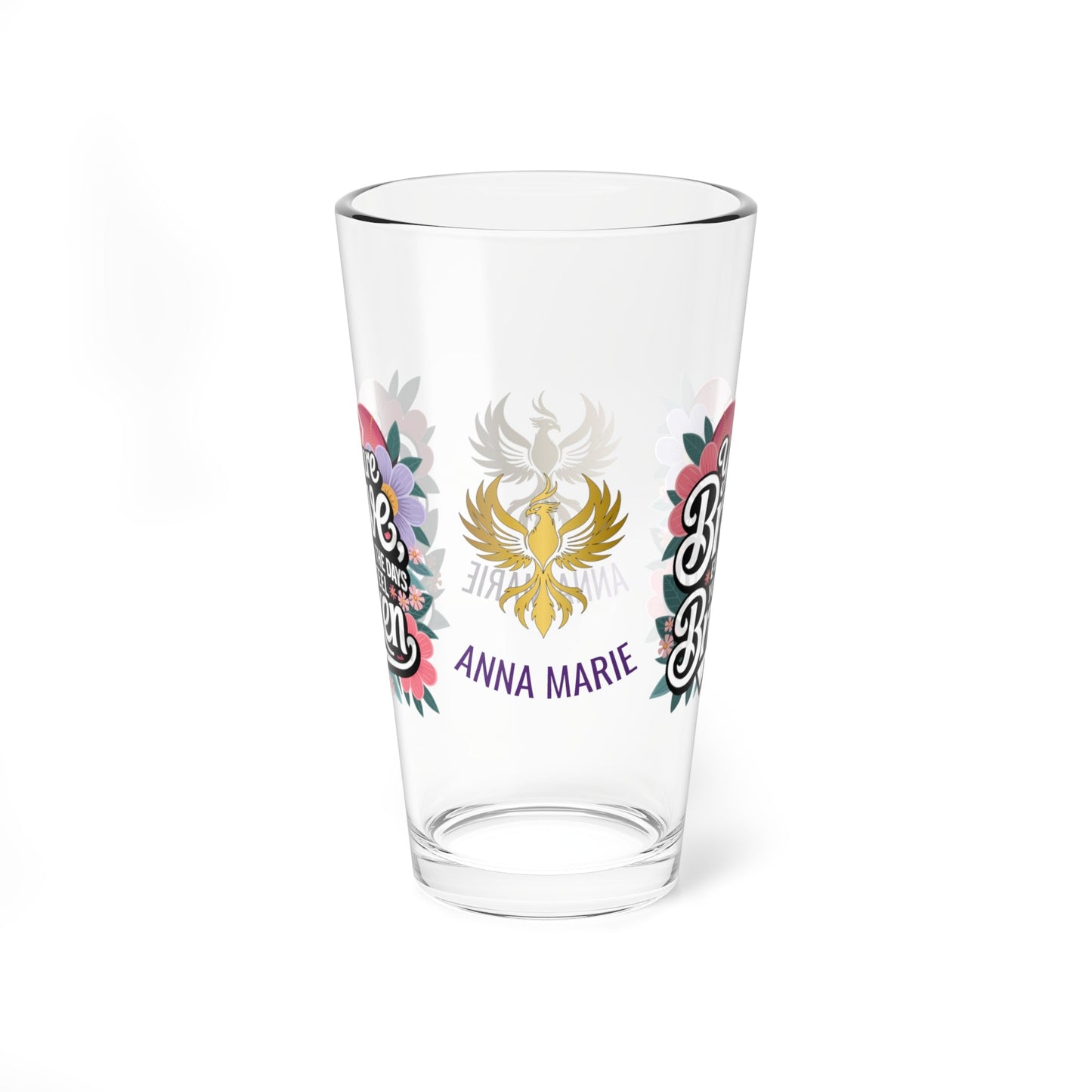Rise & Reclaim Pint Glass – You Are Brave, Even on the Days You Feel Broken | Empowerment Gift - MySisterIsASurvivor