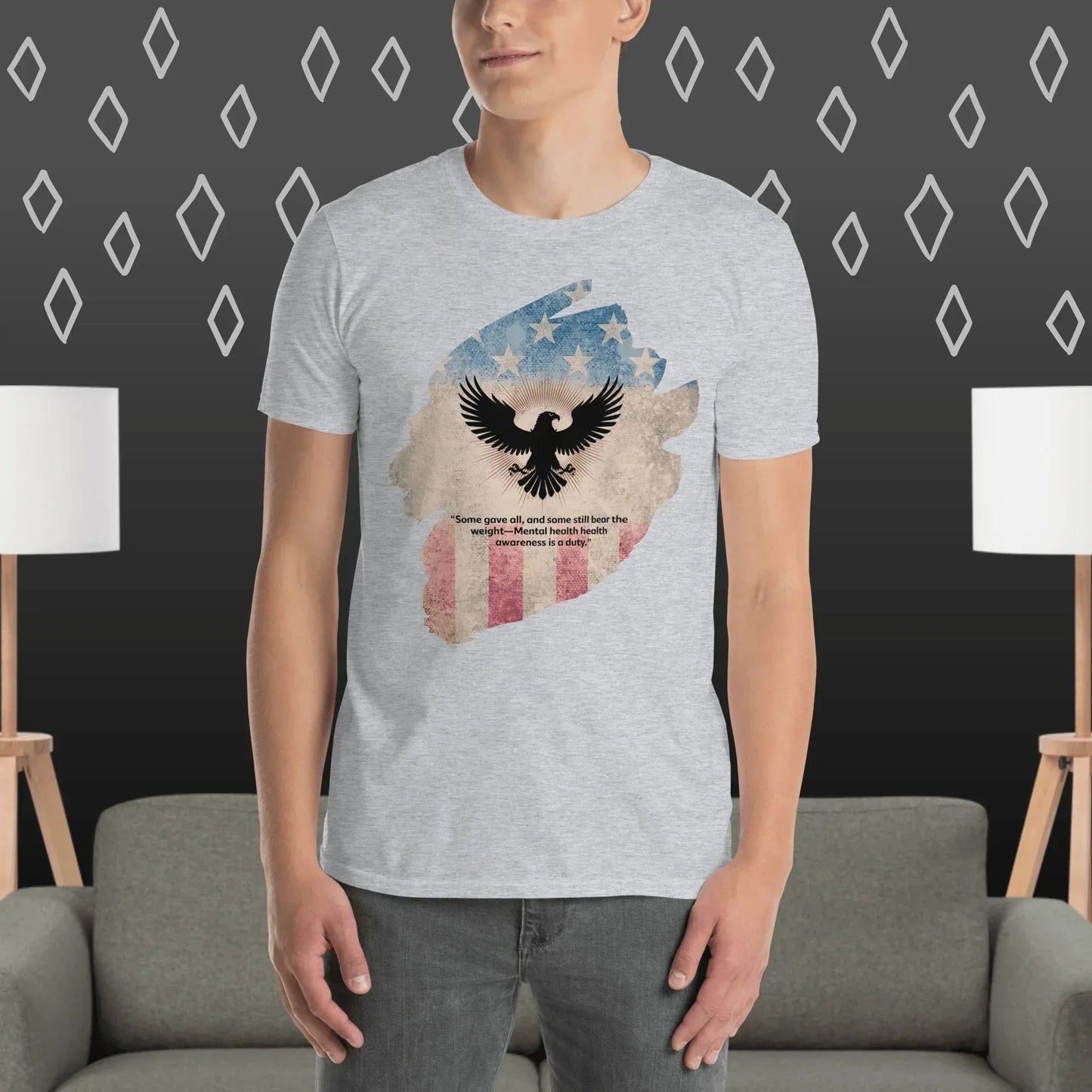 Some Gave All T-Shirt | Veteran Tribute Gift | PTSD Awareness Shirt | Memorial Day Tee | Mental Health Support Unisex Shirt