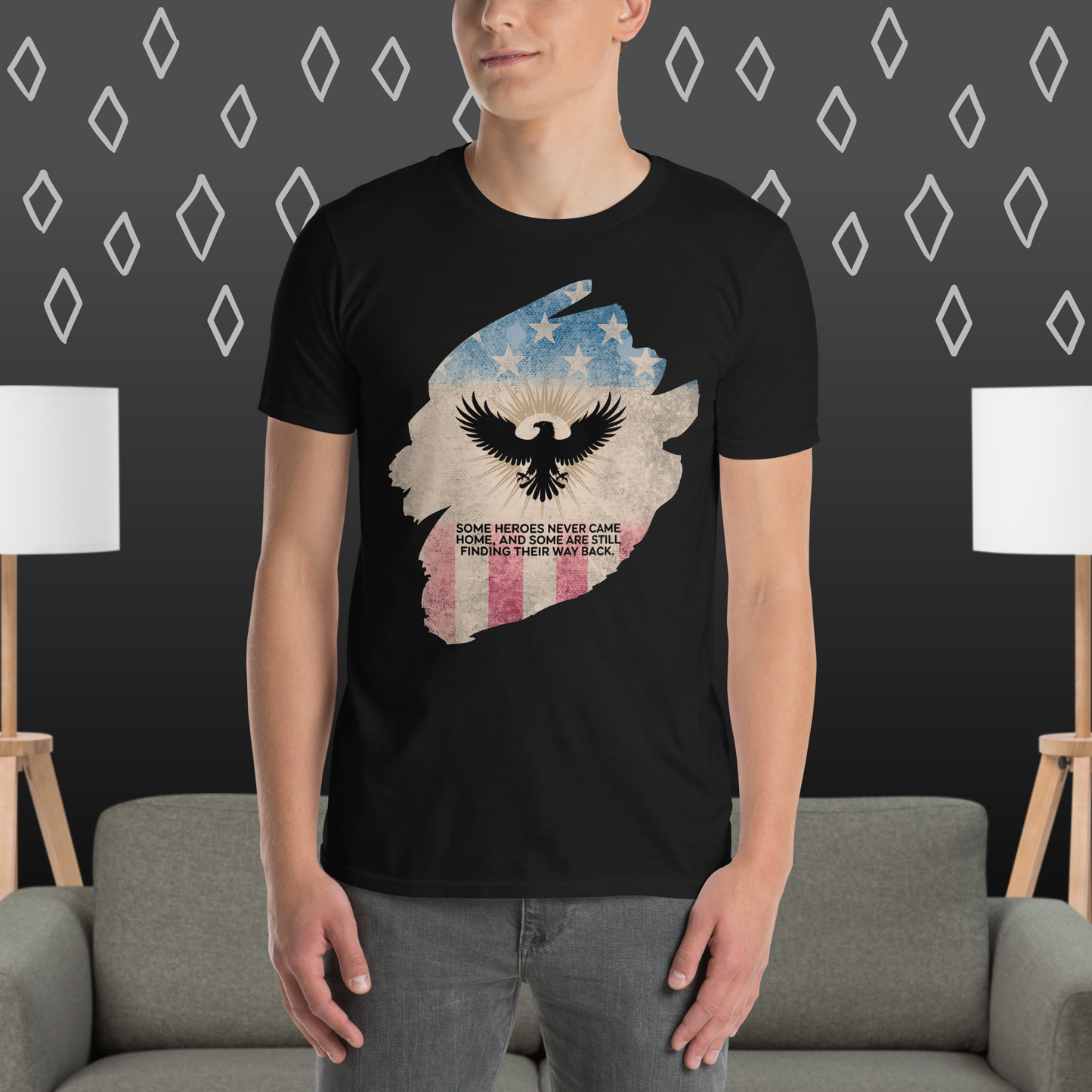 Some Heroes Never Came Home T-Shirt | Veteran Tribute Gift | PTSD Awareness Shirt | Memorial Day Tee | Mental Health Support Unisex Shirt