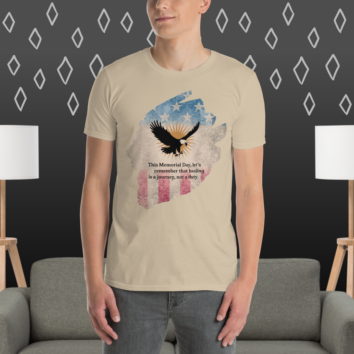 This Memorial Day, Let's Remember T-Shirt | Veteran Tribute Gift | PTSD Awareness Shirt | Memorial Day Tee | Mental Health Support Unisex Shirt