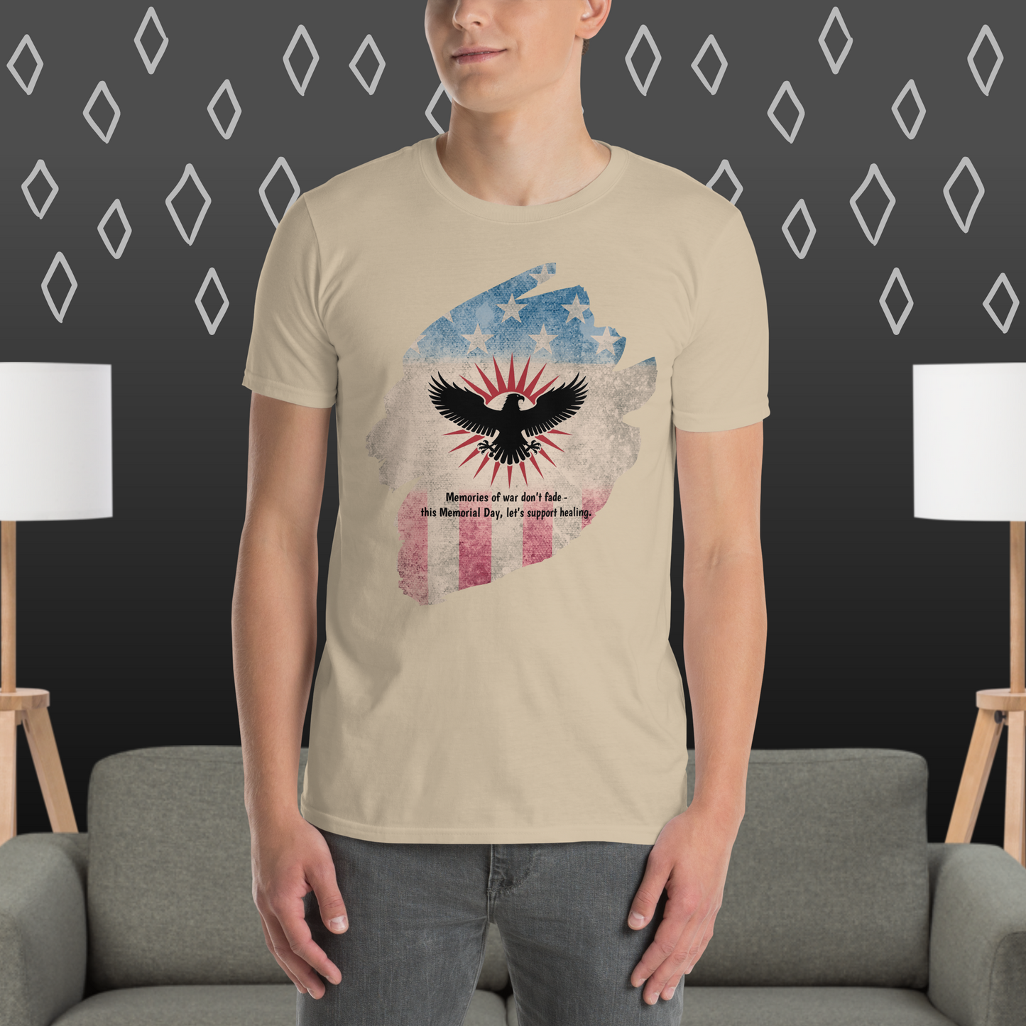 Memories Of War Don't Fade T-Shirt | Veteran Tribute Gift | PTSD Awareness Shirt | Memorial Day Tee | Mental Health Support Unisex Shirt