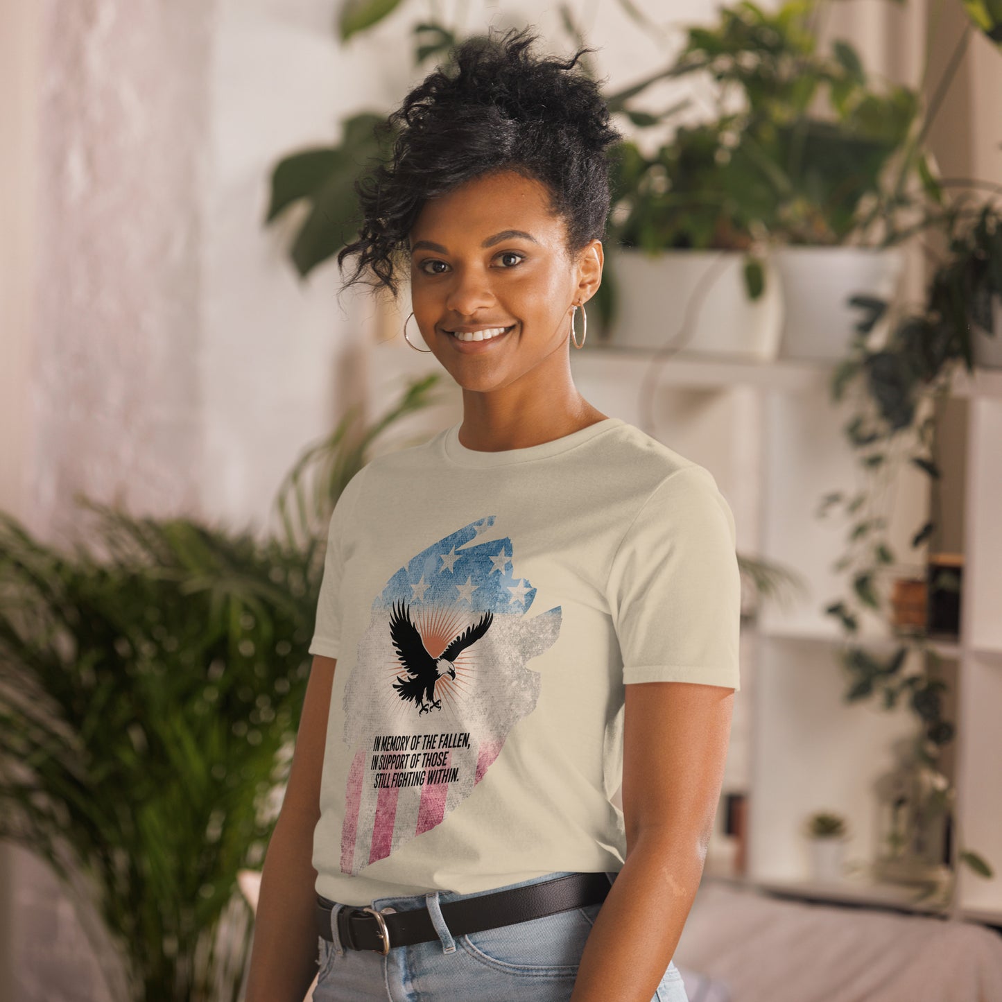 In Memory Of The Fallen T-Shirt | Veteran Tribute Gift | PTSD Awareness Shirt | Memorial Day Tee | Mental Health Support Unisex Shirt