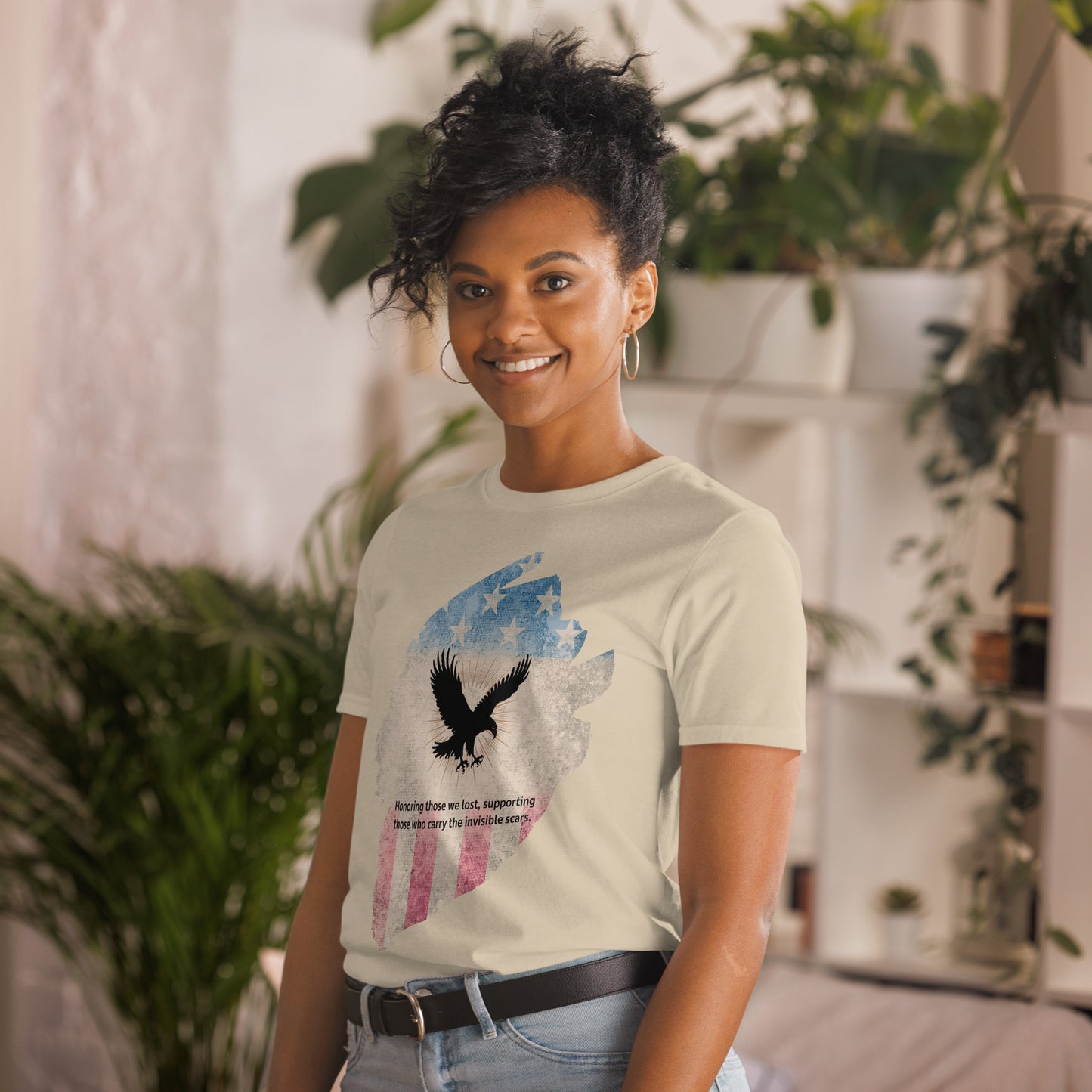 Honoring Those We Lost T-Shirt | Veteran Tribute Gift | PTSD Awareness Shirt | Memorial Day Tee | Mental Health Support Unisex Shirt