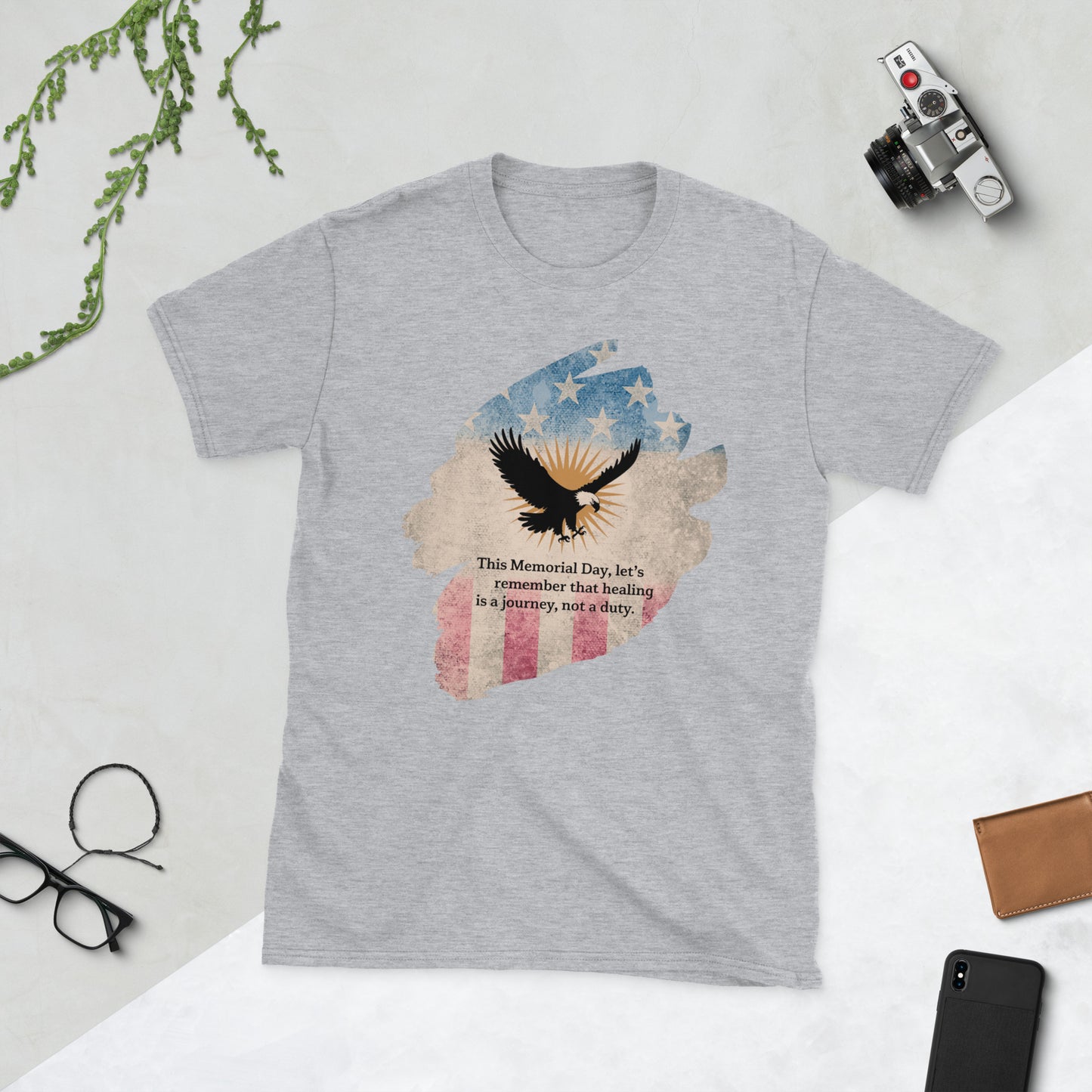 This Memorial Day, Let's Remember T-Shirt | Veteran Tribute Gift | PTSD Awareness Shirt | Memorial Day Tee | Mental Health Support Unisex Shirt