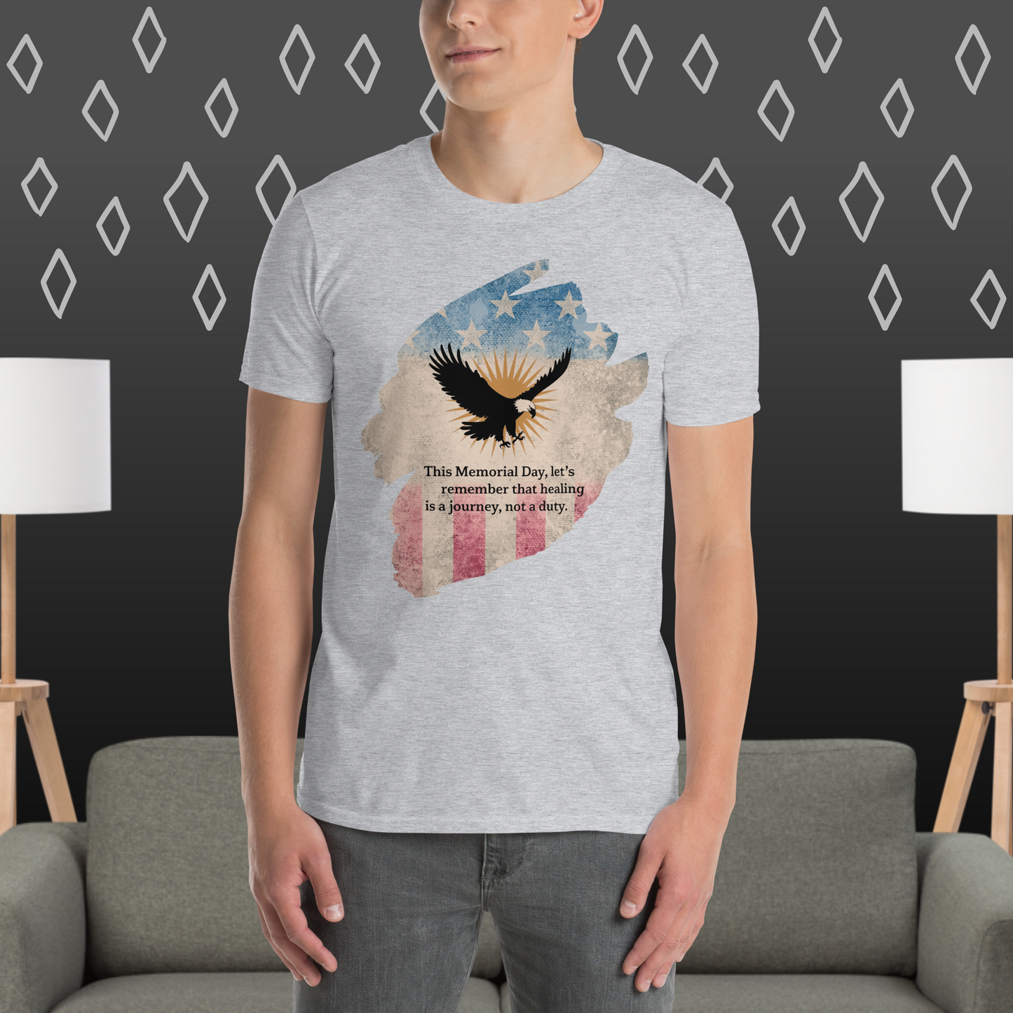 This Memorial Day, Let's Remember T-Shirt | Veteran Tribute Gift | PTSD Awareness Shirt | Memorial Day Tee | Mental Health Support Unisex Shirt