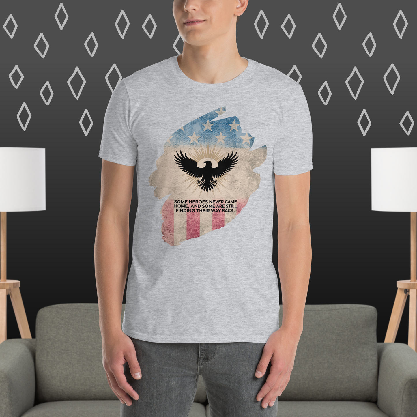 Some Heroes Never Came Home T-Shirt | Veteran Tribute Gift | PTSD Awareness Shirt | Memorial Day Tee | Mental Health Support Unisex Shirt