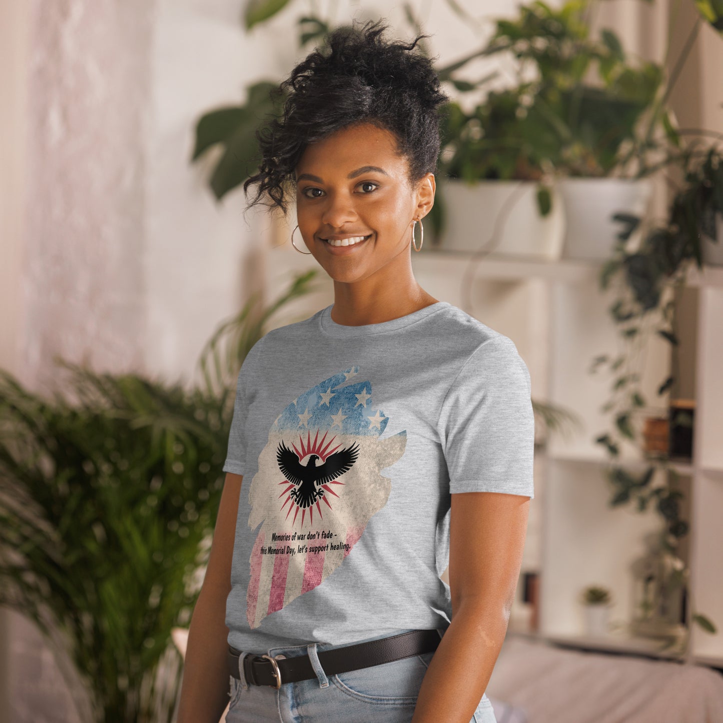 Memories Of War Don't Fade T-Shirt | Veteran Tribute Gift | PTSD Awareness Shirt | Memorial Day Tee | Mental Health Support Unisex Shirt