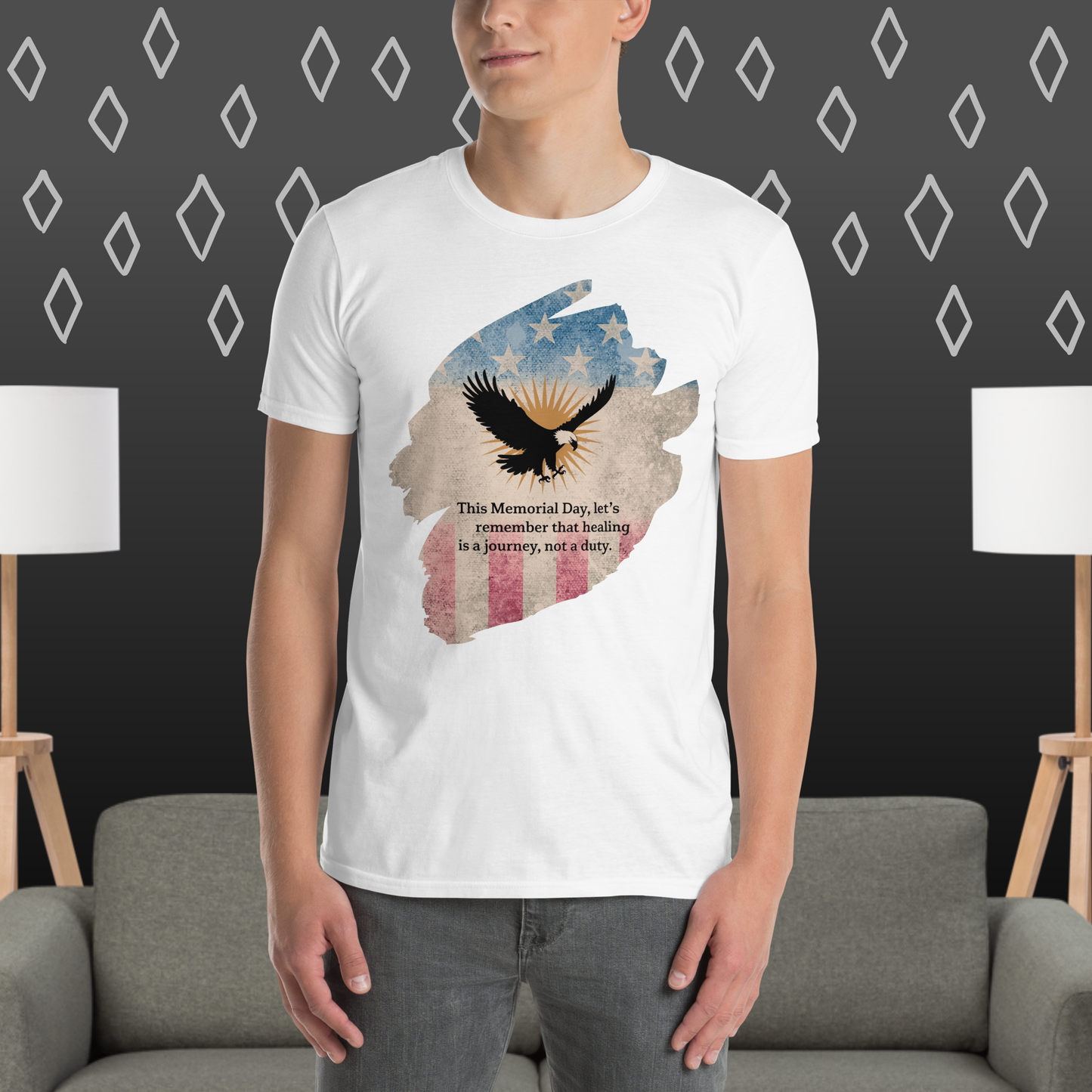 This Memorial Day, Let's Remember T-Shirt | Veteran Tribute Gift | PTSD Awareness Shirt | Memorial Day Tee | Mental Health Support Unisex Shirt