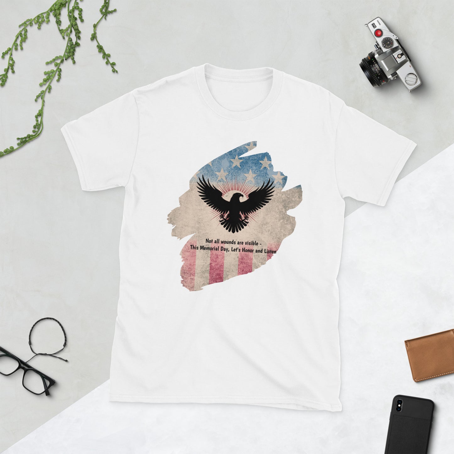 Not All Wounds Are Visible T-Shirt | Veteran Tribute Gift | PTSD Awareness Shirt | Memorial Day Tee | Mental Health Support Unisex Shirt