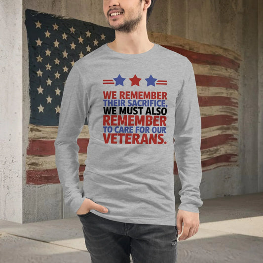 We Remember Their Sacrifice shirt for PTSD support and mental health for veterans