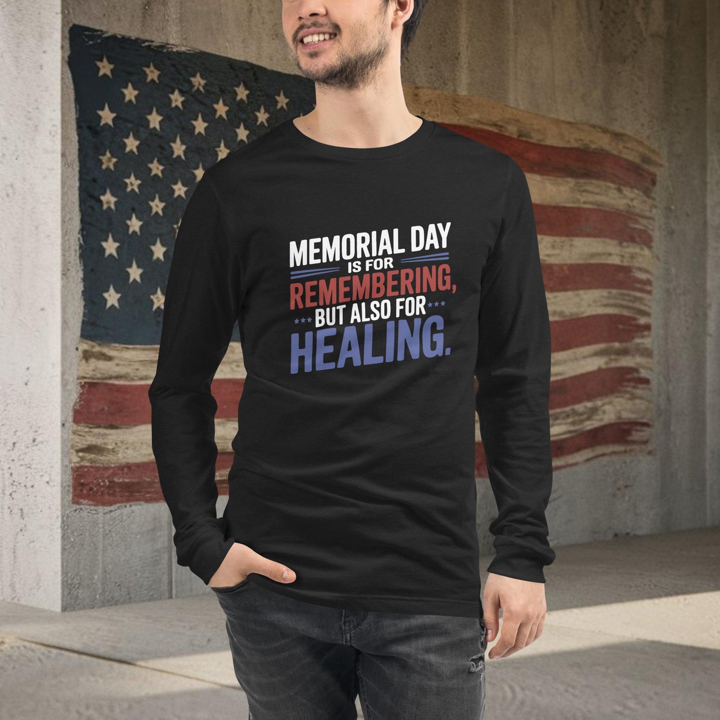 Memorial Day Is for Remembering shirt with mental health support for veterans