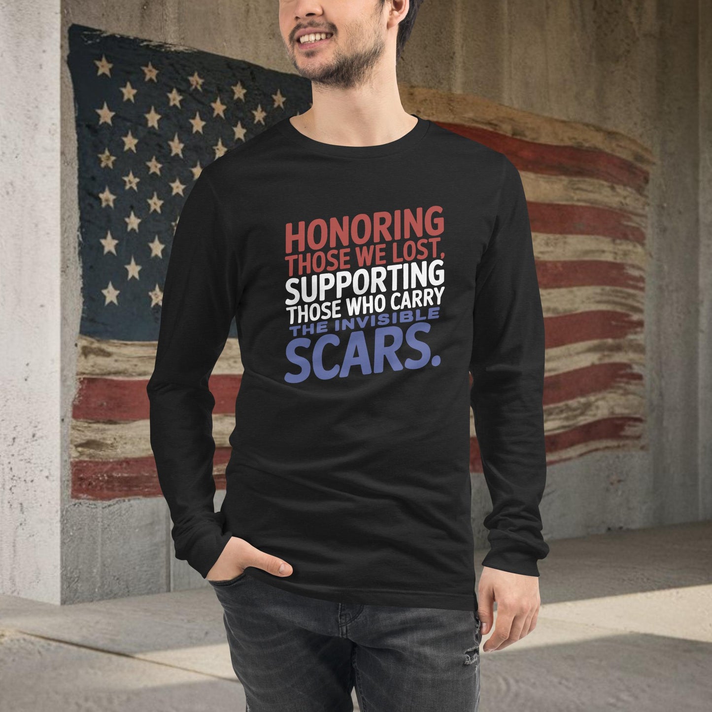 Honoring Those We Lost shirt with PTSD support and veteran mental health care