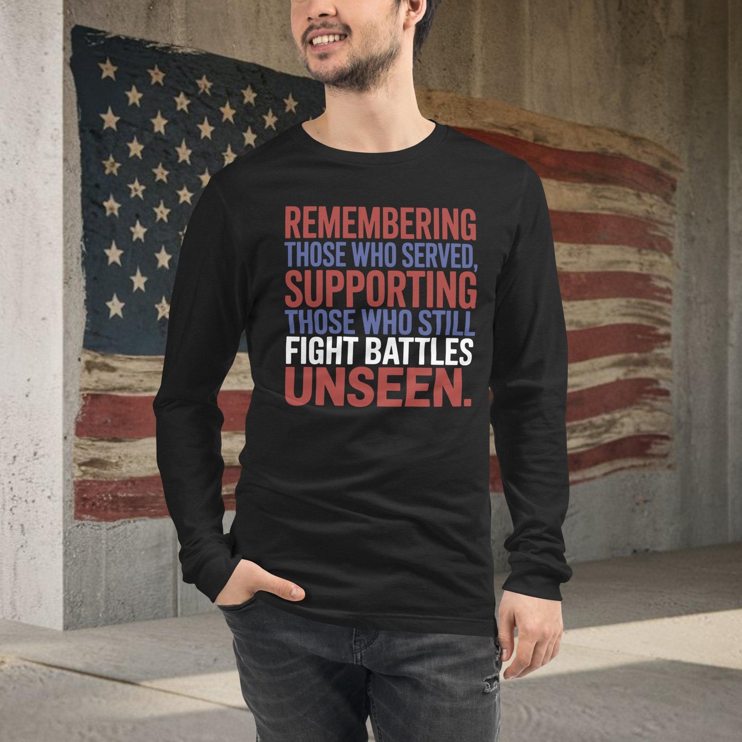 Remembering Those Who Served shirt for veteran PTSD awareness and mental health
