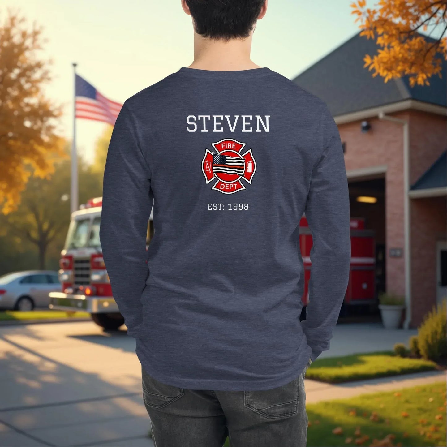 When The Smoke Clears Take Care Of You Firefighter Wellness Long Sleeve Tee