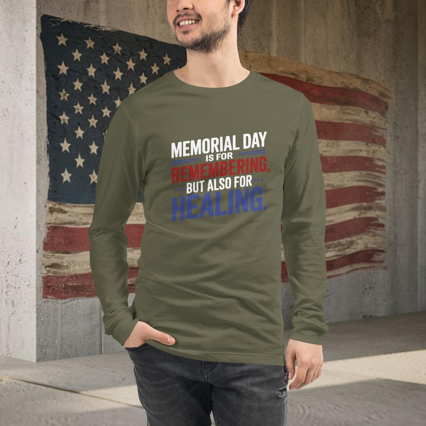 Memorial Day Is for Remembering shirt with mental health support for veterans