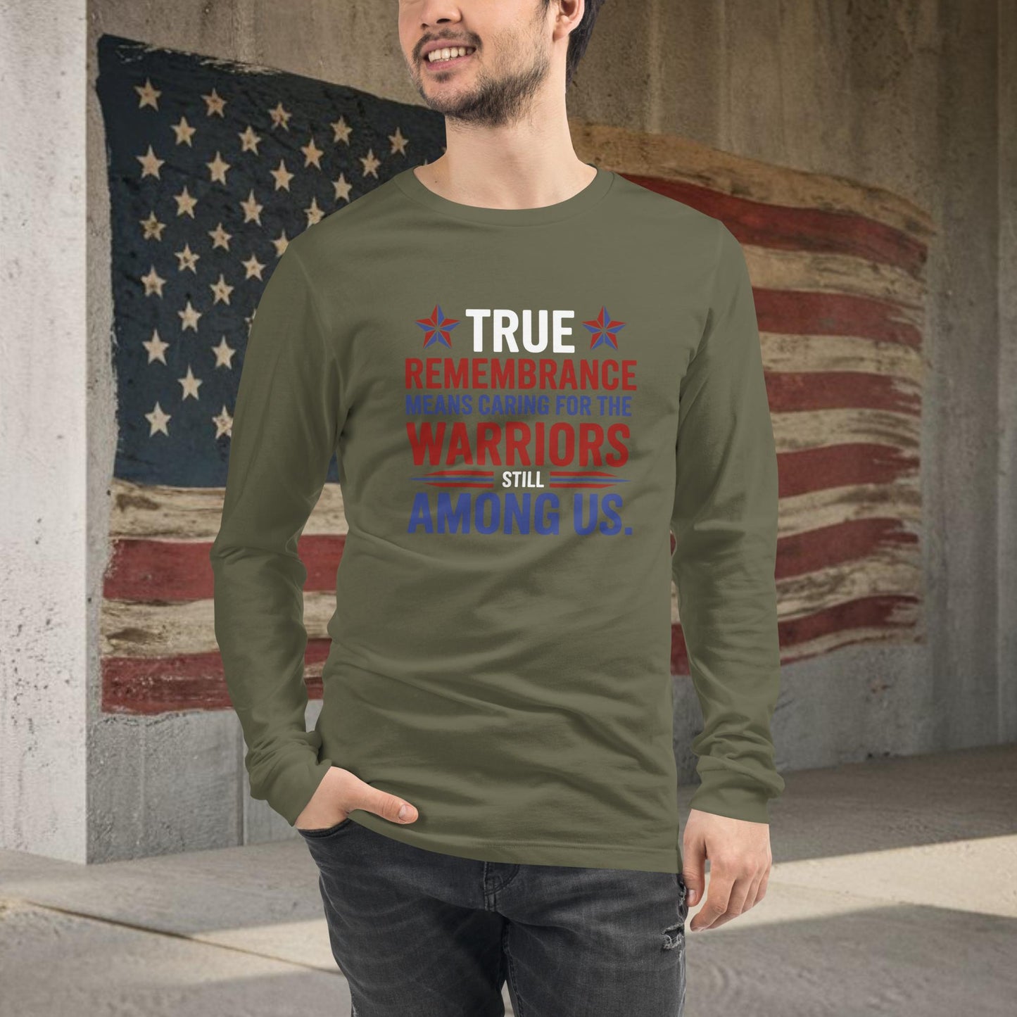 True Remembrance Means Caring shirt with mental health support and PTSD awareness