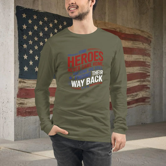 Some Heroes Never Came Home shirt with veteran mental health and PTSD support