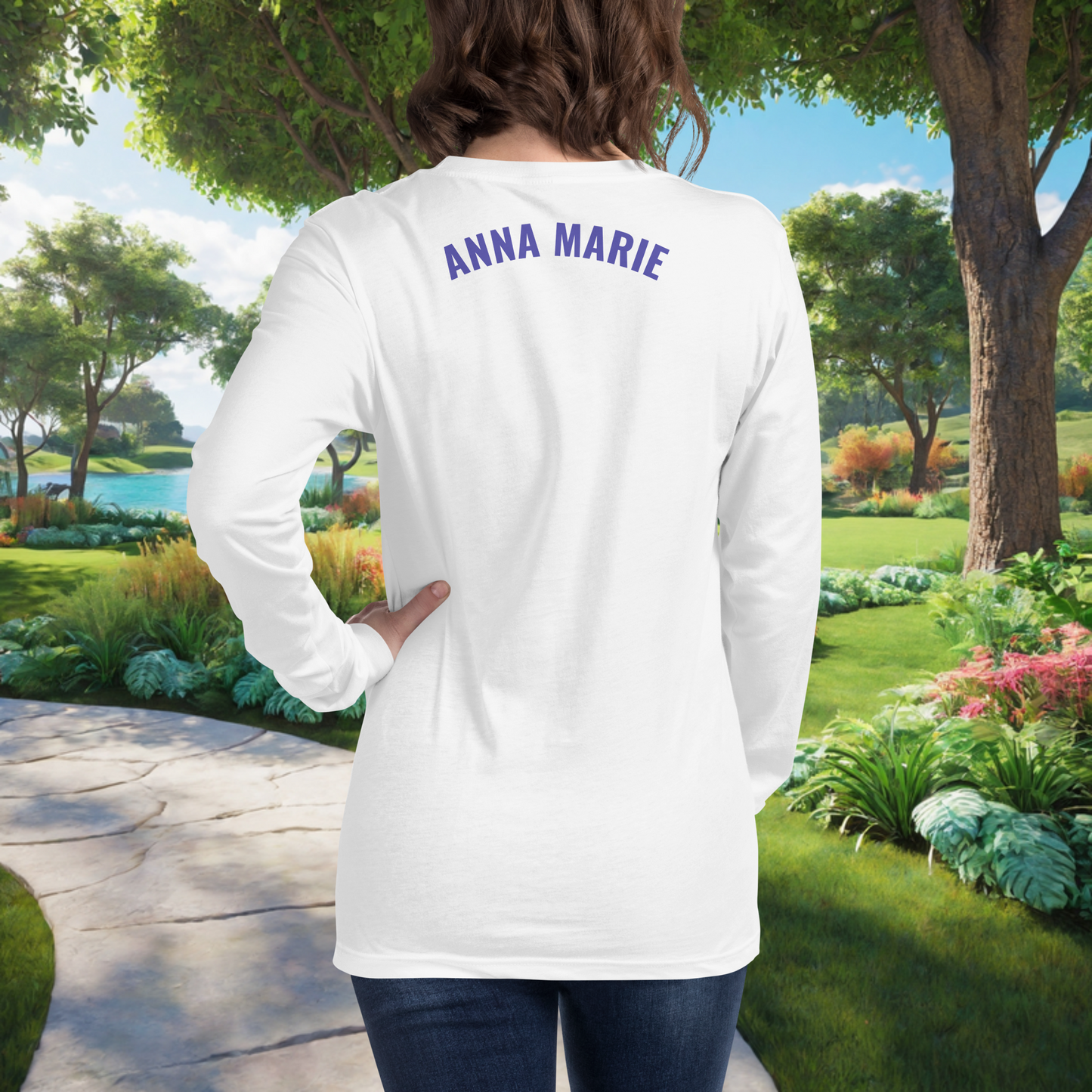 Your Past Doesn't Define You – Your Strength Does on Unisex Long Sleeve T-Shirt, empowerment, recovery, survivor support tee