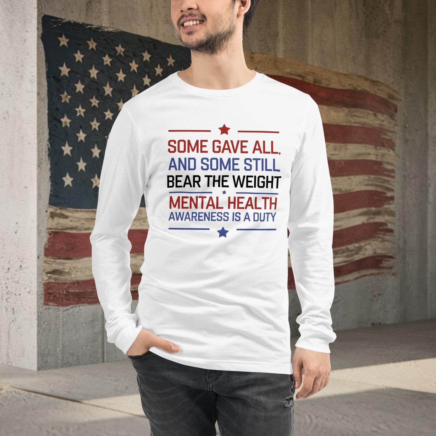Some Gave All shirt supporting PTSD awareness and mental health healing for veterans