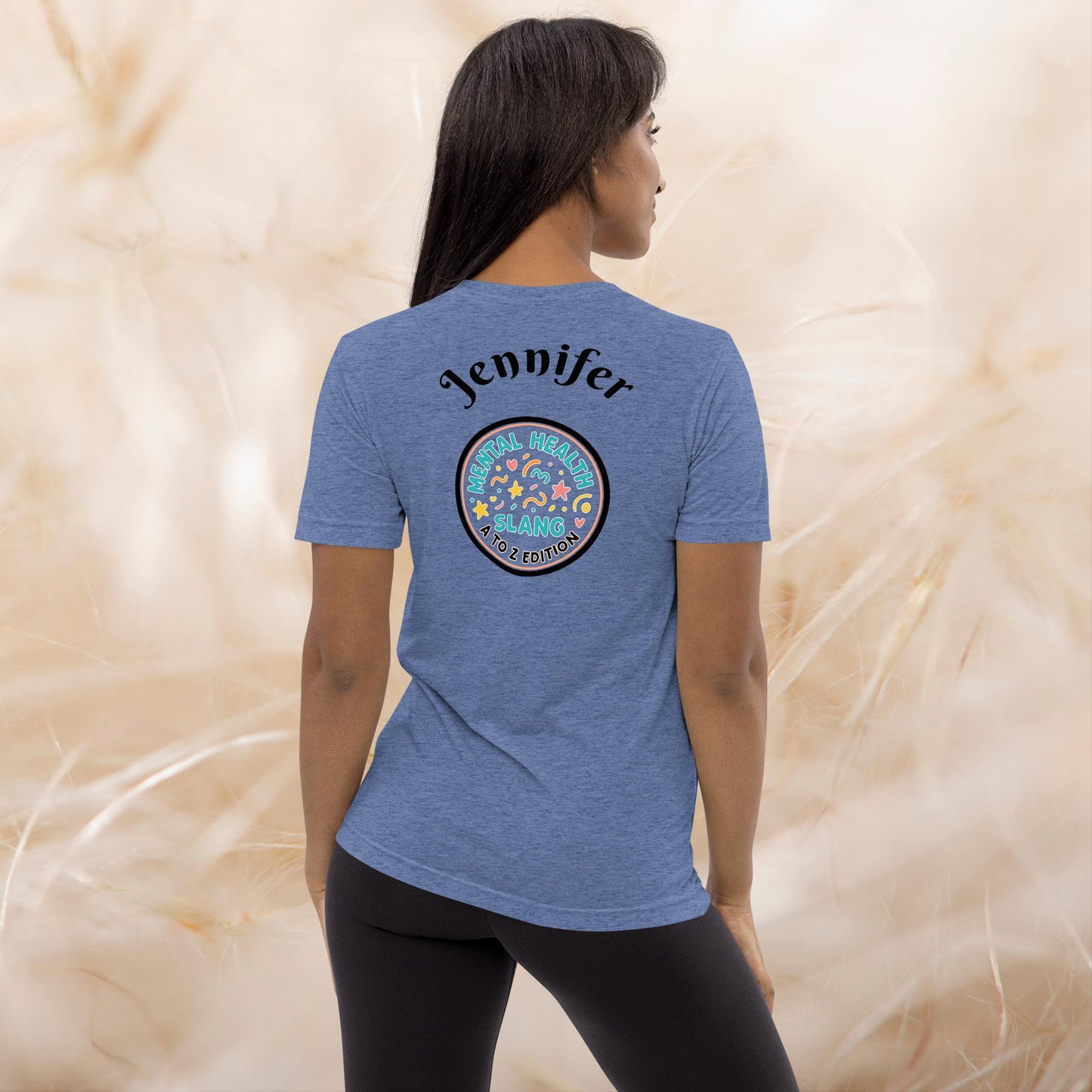 Slang Psyche A-Z Mental Health T-Shirt, Positive Vibes Tee, Self-Care Apparel, Therapy Gift for Anxiety Relief