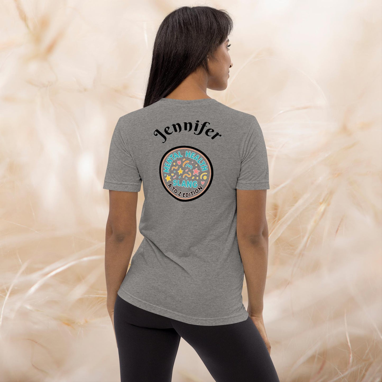 Slang Psyche A-Z Mental Health T-Shirt, Positive Vibes Tee, Self-Care Apparel, Therapy Gift for Anxiety Relief