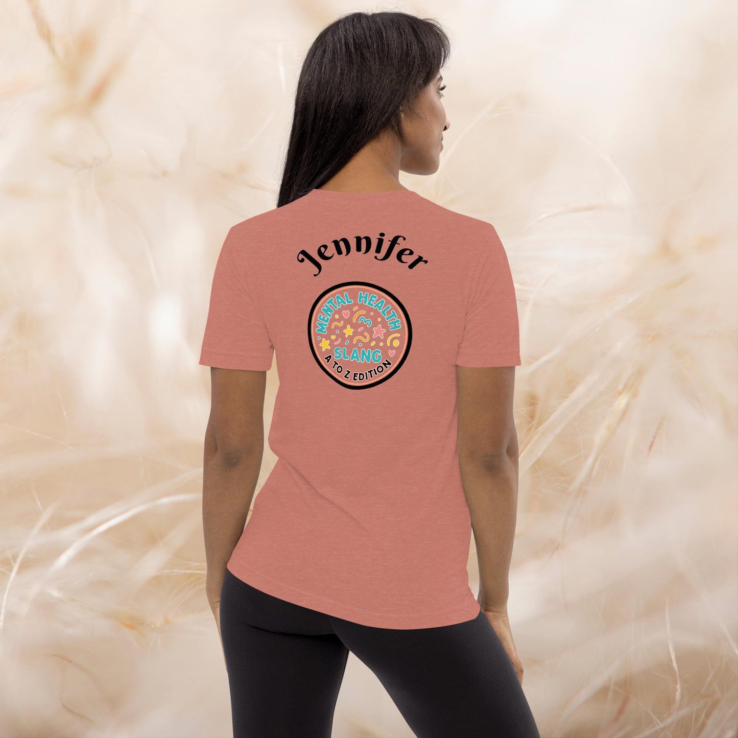 Slang Psyche A-Z Mental Health T-Shirt, Positive Vibes Tee, Self-Care Apparel, Therapy Gift for Anxiety Relief