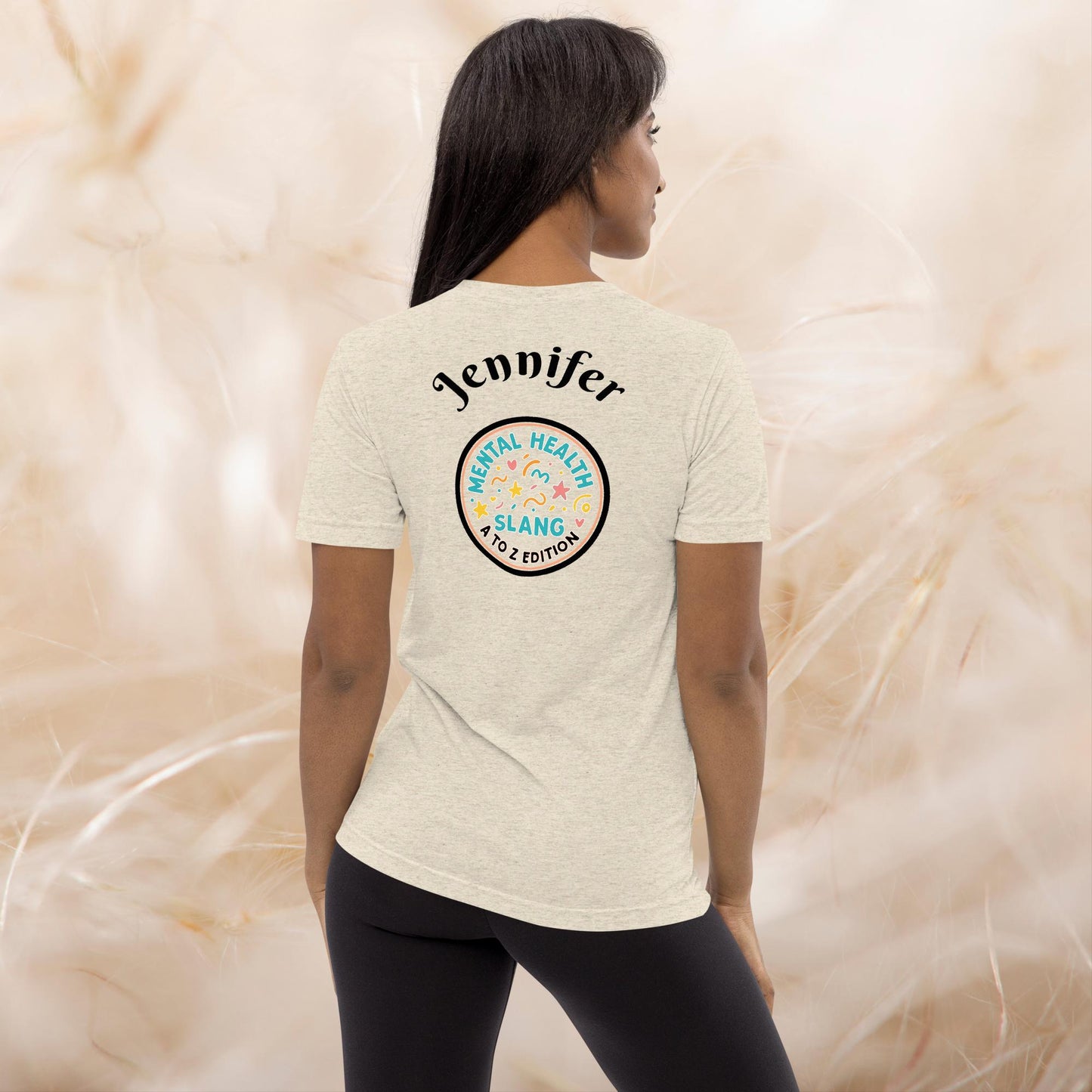 Vibe Check A-Z Mental Health Slang Shirt, Motivational Tee, Self-Care Tri-Blend Apparel, Therapy Gift for Anxiety