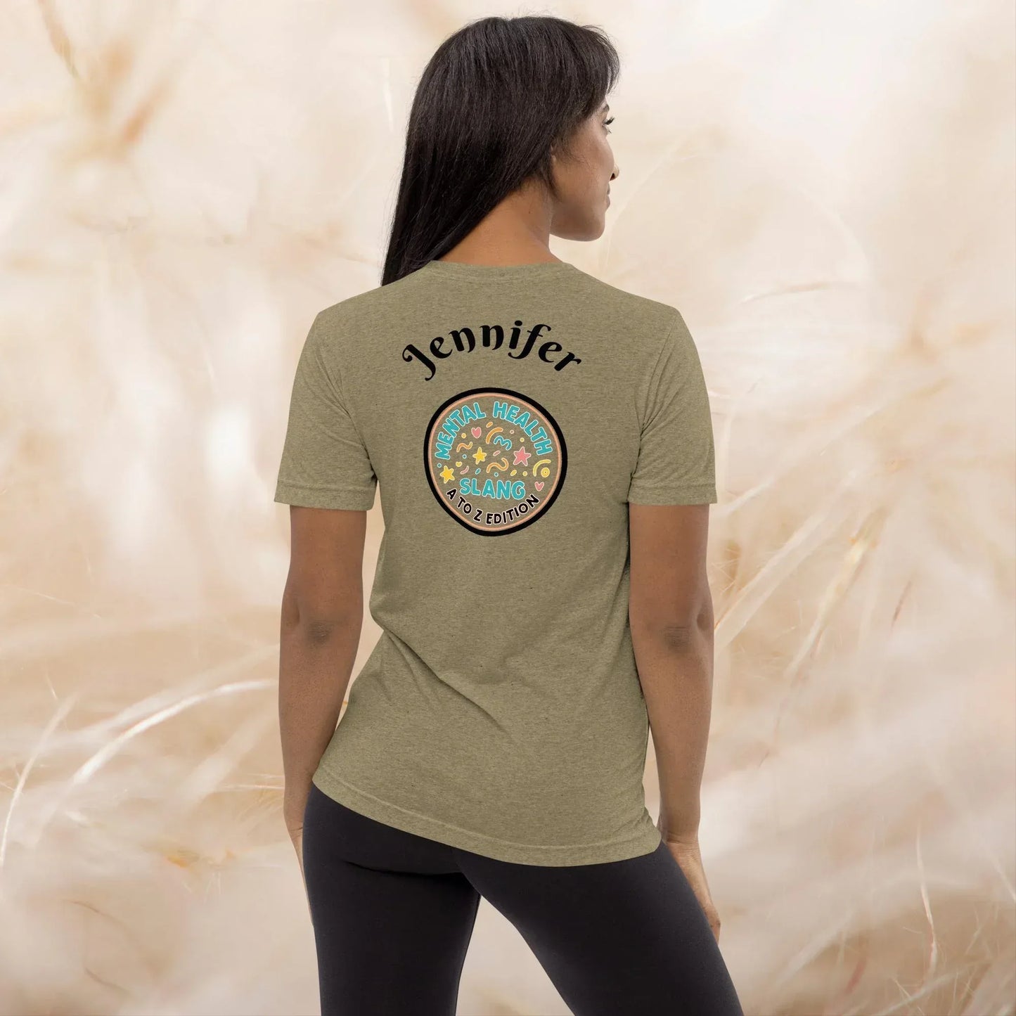 Chill & Thrill A-Z Mental Health Slang Shirt, Positive Vibes Tee, Anxiety Relief Apparel, Mindfulness Therapy Gift