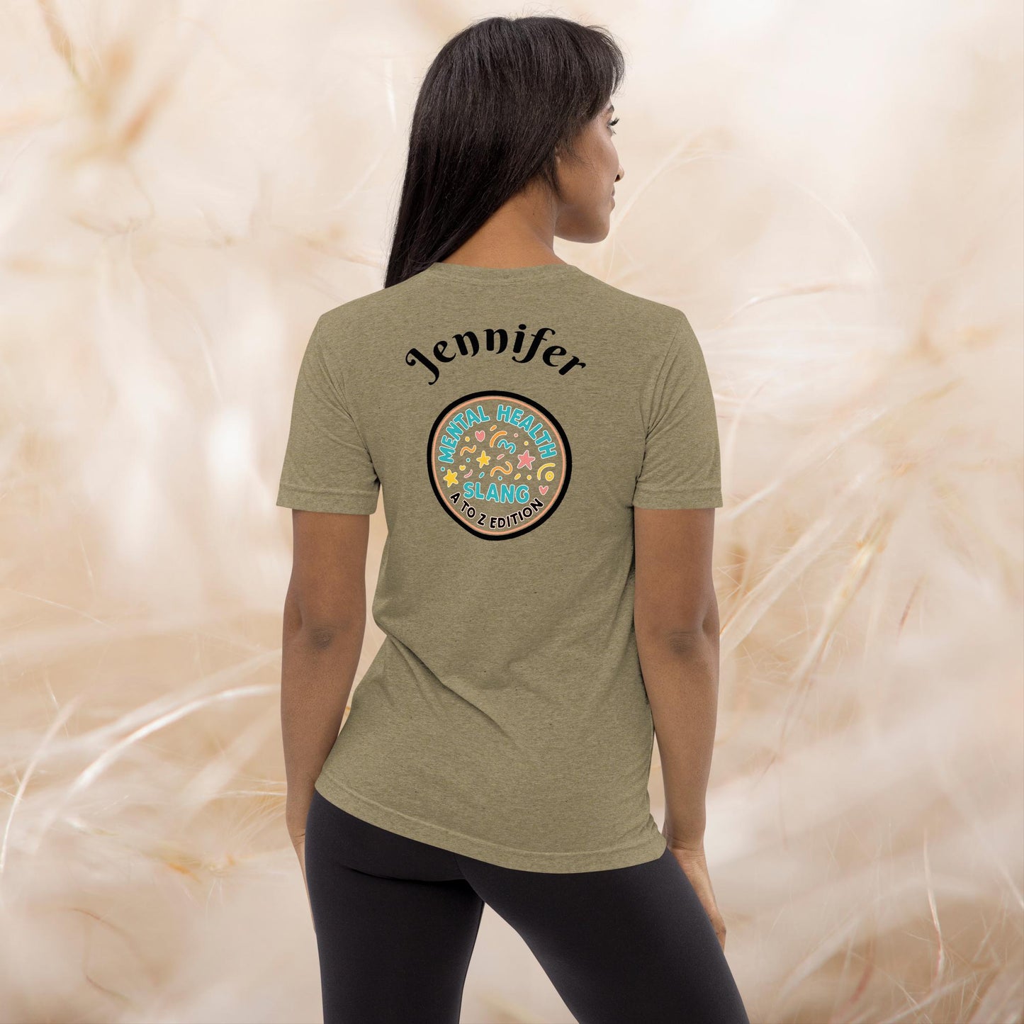 Mind Games A-Z Mental Health Slang T-Shirt, Self-Care Apparel, Anxiety Relief Tee, Motivational Therapy Shirt